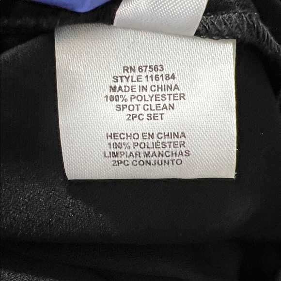 SLNY Black Beaded Detail Chiffon Dress Size 18 - Picture 8 of 9